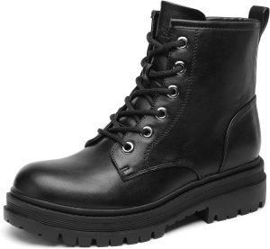 DREAM PAIRS Lace-up Combat Boots Ankle Booties for Women